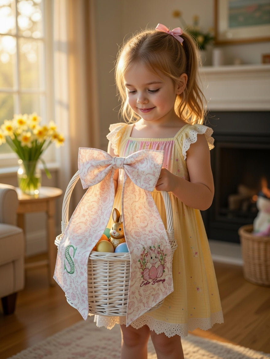 Easter Basket Bow for Girls