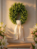Personalized "He Is Risen" Easter Wreath Sash – Can be Embroidered  Custom Initial