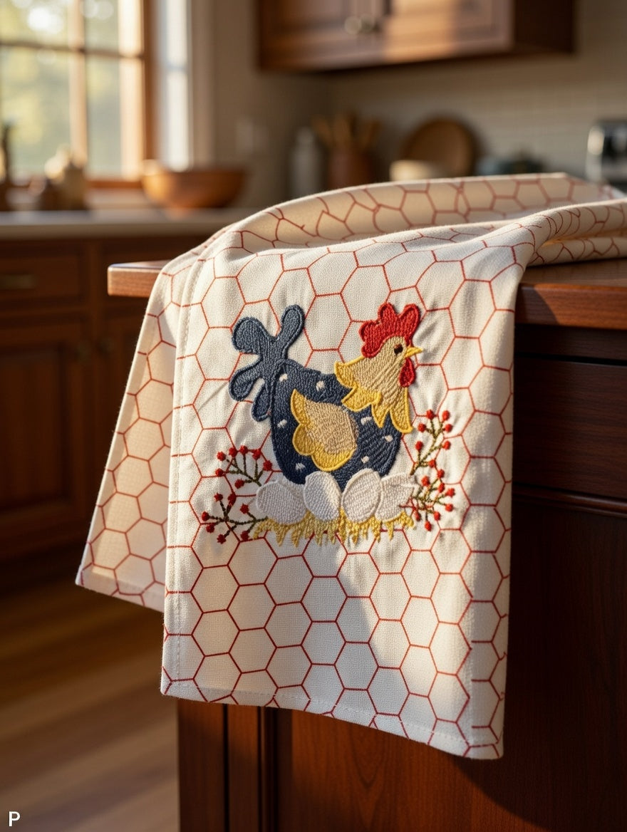 Personalized Spring Chicken Honeycomb Wreath Sash Set –